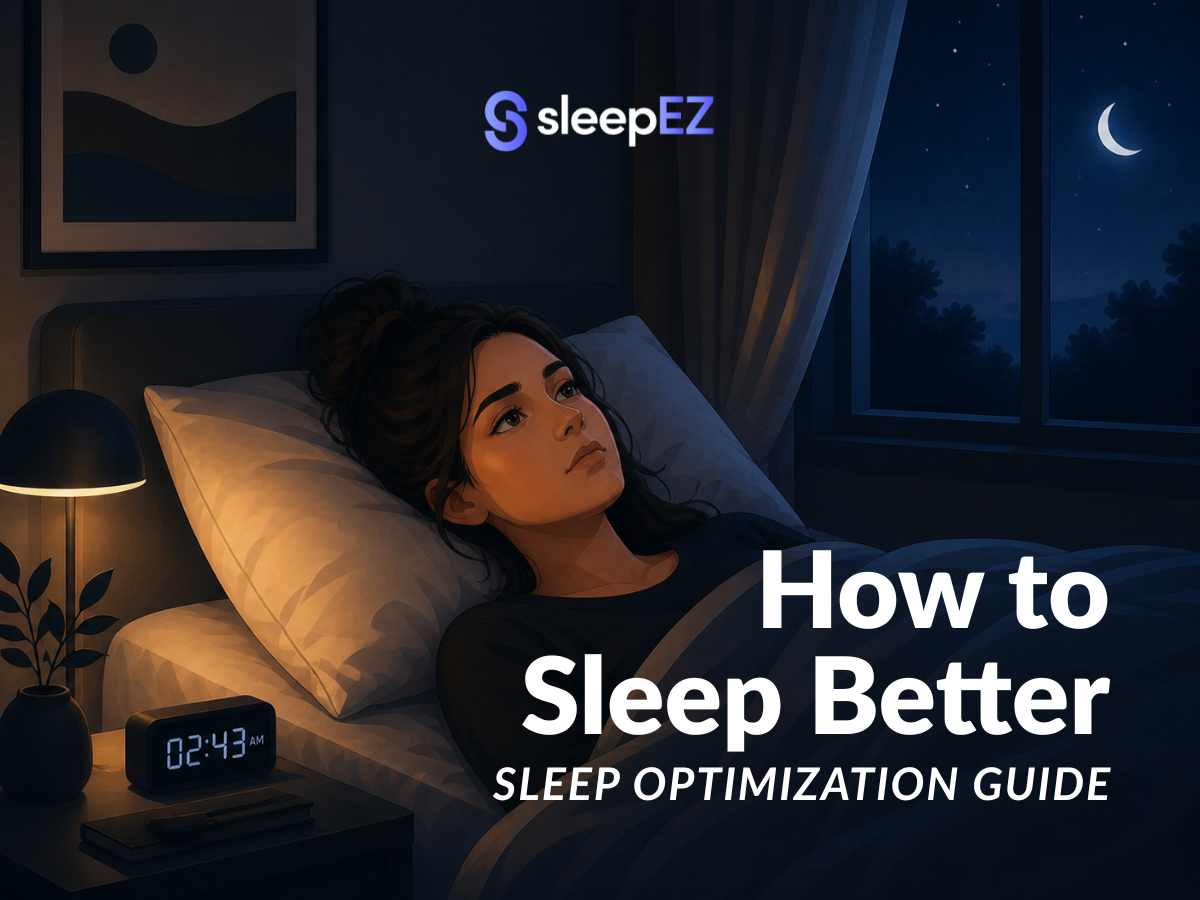 How to Sleep Better: Complete Sleep Optimization Guide